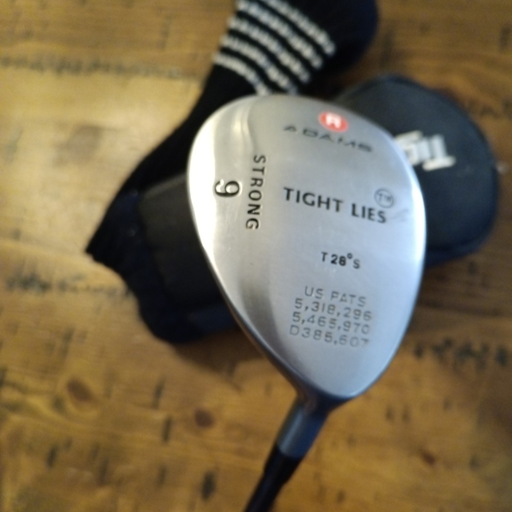 Adams Tight Lies Strong 9 T28S Fairway Wood Regular Flex Graphite w/ Headcover